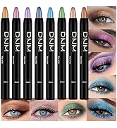 Kaely 8Pcs Cream Eyeshadow Stick Set for Older Women, Desert Mocha Beige Gold Light Purple Pink S...