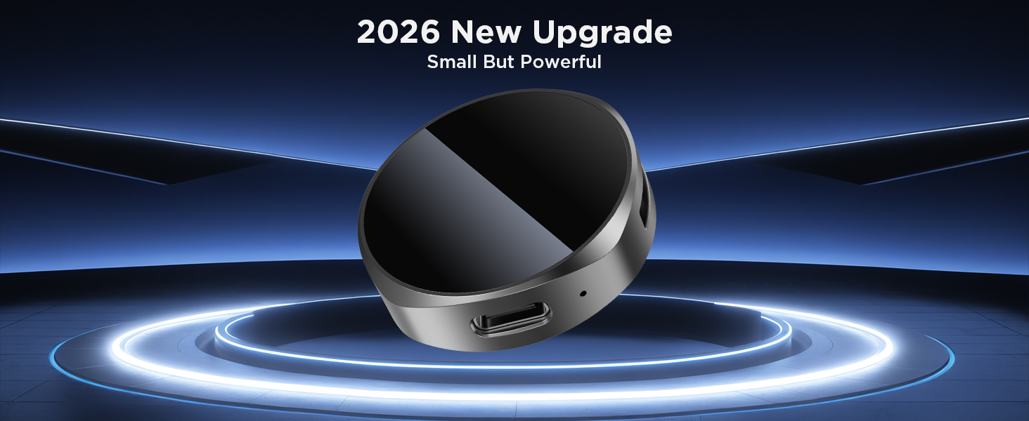 64GB Magnetic Voice Recorder - Voice Activated Recorder AI-Intelligent Noise Reduction