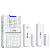 Door Chime White(1 Receiver+2 Sensor)