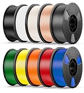 UJOYBIO 3D Printer Filament Elite PLA Plus 1.75mm 10 KG, Bundle PLA Filament 1.75mm PRO, Elite PL...