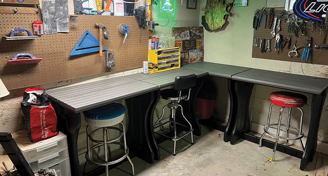 Bars as workbench
