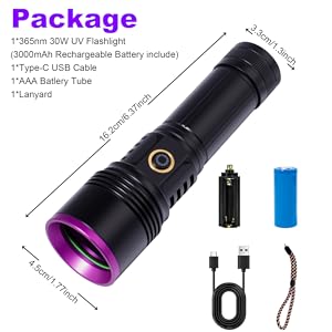 365nm UV Flashlight