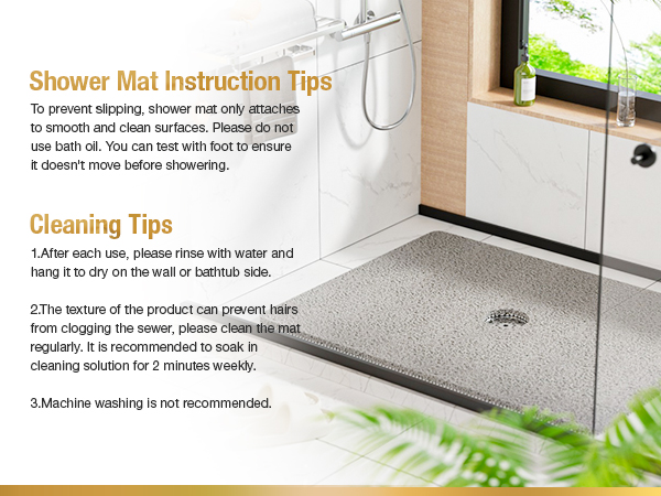 shower mat non slip