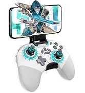 Hall Effect Bluetooth Controller for Switch/PC/iPhone/Android/Apple Arcade MFi Games/Mac/TV/Steam...
