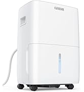 GRIDR 2500 Sq.Ft Energy Star Dehumidifiers for Bedroom, Max 42 Pint/D (Standard 25Pint/D) Smart D...