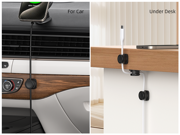 cord holder for nightstand cable clips