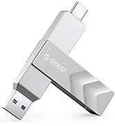 ORICO 32GB USB C Flash Drive, USB 3.2 Gen 1 Dual Drive 150MB/s, Zinc Alloy Thumb Drive with USB-A...