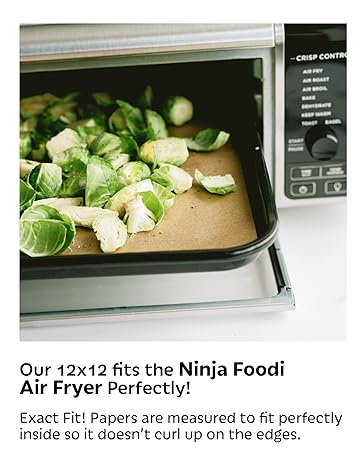 12x12 fits the Ninja Foodi Air Fryer