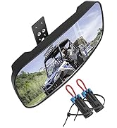 ZIDIYORUO Polaris Ranger Rear View Mirror, HD Center Rear View Mirror for Polaris Ranger 500 570 ...