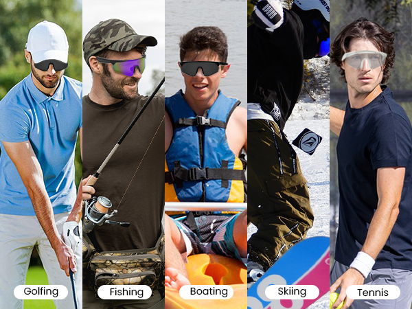 Bluetooth Sunglasses UV Protection Running Baseball Sunglasses, Cycling Glasses