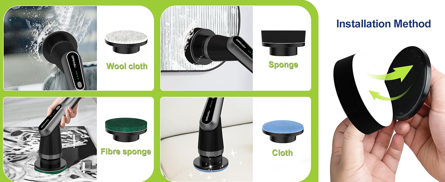 electric spin scrubber