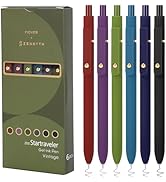 FIOVER Colored Pens, 6 Pack Colorful Gel Pens, Medium Point 0.7mm, Smooth Writing Pens Multicolor...