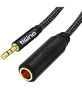 tisino 1/4 to 3.5mm Adapter, 1/4" Female to 1/8" Male Stereo Audio Adapter for Headphone, Amplifi...