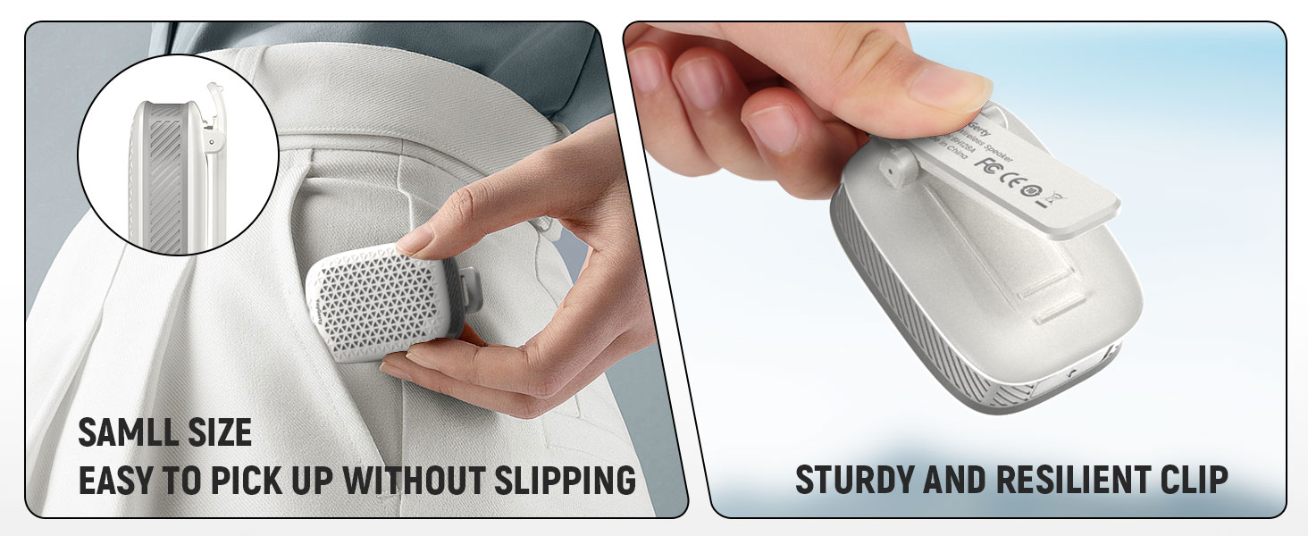 clip on speaker bluetooth