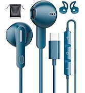 Wired Earbuds USB C for Samsung Galaxy S26 Ultra S25 S24 S23 S22 A55 A17 iPhone 16 Pro Max 15 17 ...