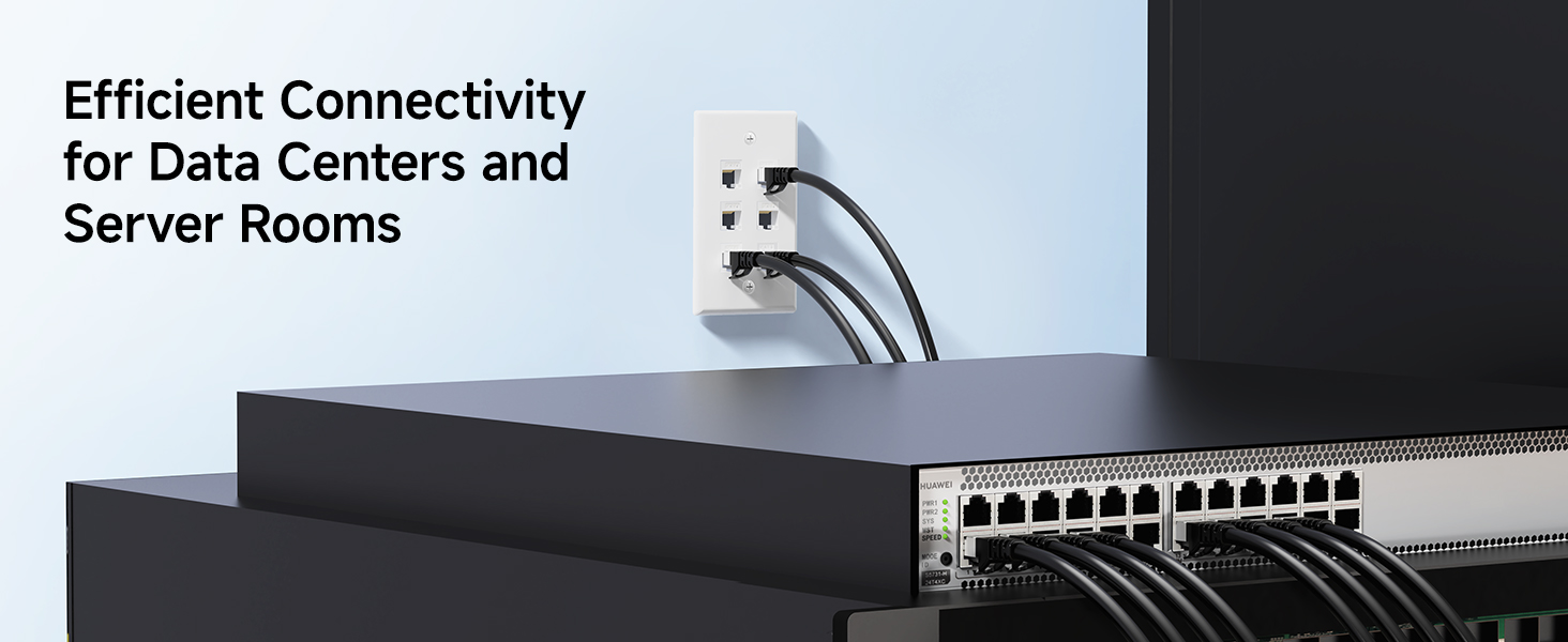 Low Profile 2-Port Keystone Jack Wall Plate