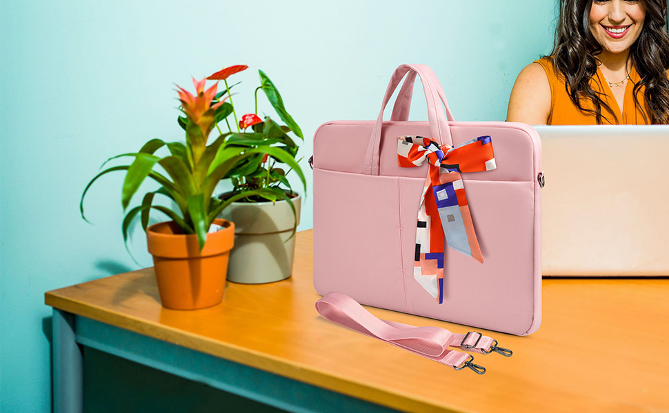 Waterproof Laptop Shoulder Bag for Ladies Women Briefcase