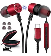 USB C Headphone Type C Earphone Magnetic Wired Earbuds for iPhone 17 Pro Max 16 16e 15 17e for Sa...