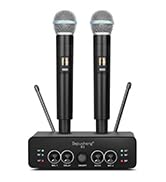 Depusheng R3 UHF Wireless Handheld Microphone, Full Metal Dynamic Wireless Microphone, Suitable f...