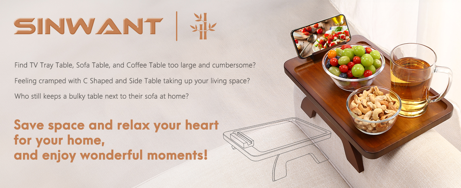 couch armrest table