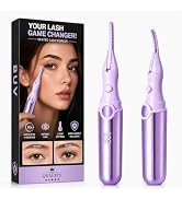 Heated Eyelash Curler - 2 in 1 Clip-Type Eyelash Curlers - Electric Eyelash Curler Rechargeable f...