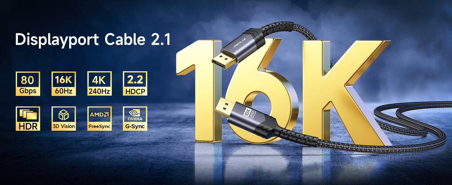 displayport cable 2.1 1