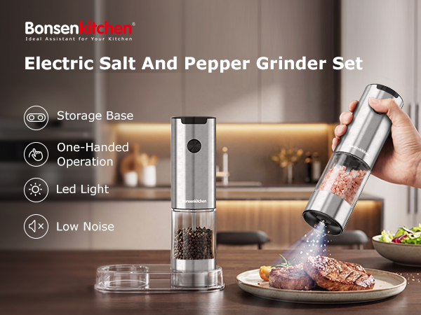 Electric Salt and Pepper Grinder