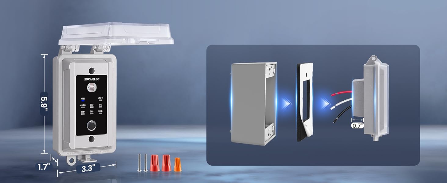 wall timer switches for outdoors