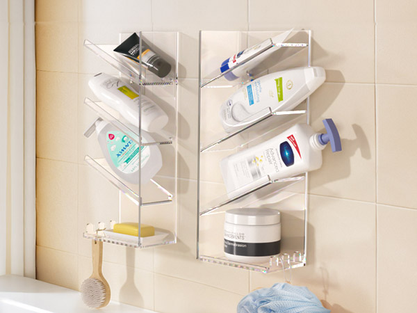 shower organizer suction