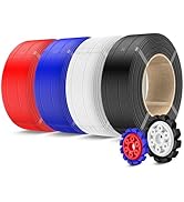 SUNLU 500g PLA+2.0 3D Printer Filament Refill, High Toughness PLA+ Filament Bundle, No-Spool 3D F...