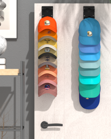 hat organizer for closet
