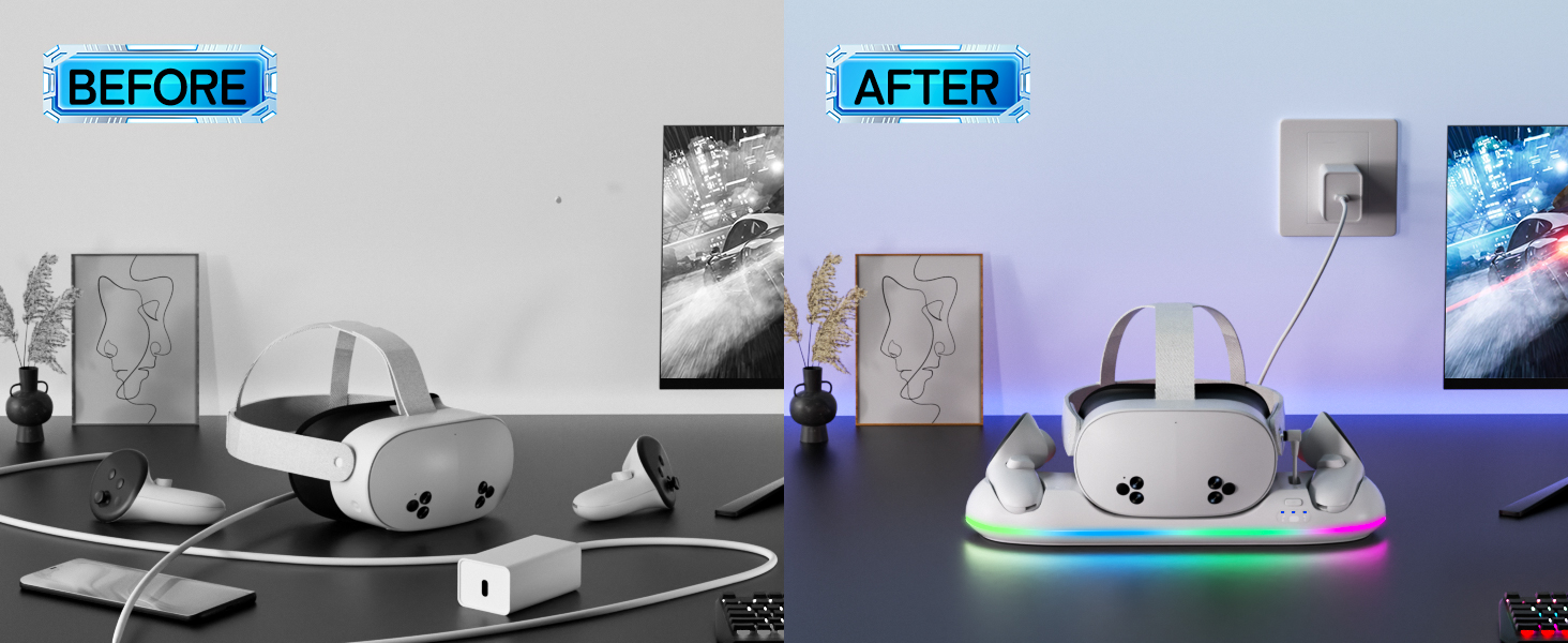 Efficient Charging pin-top charging, the magnetic USB-C interface produces less wear during use