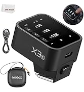 Godox X3S X3 S X3-S Trigger, Godox Flash Trigger, Touch Screen TTL Wireless Flash Trigger, with T...