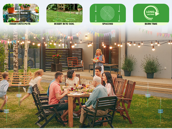mosquito repellent outdoor patio