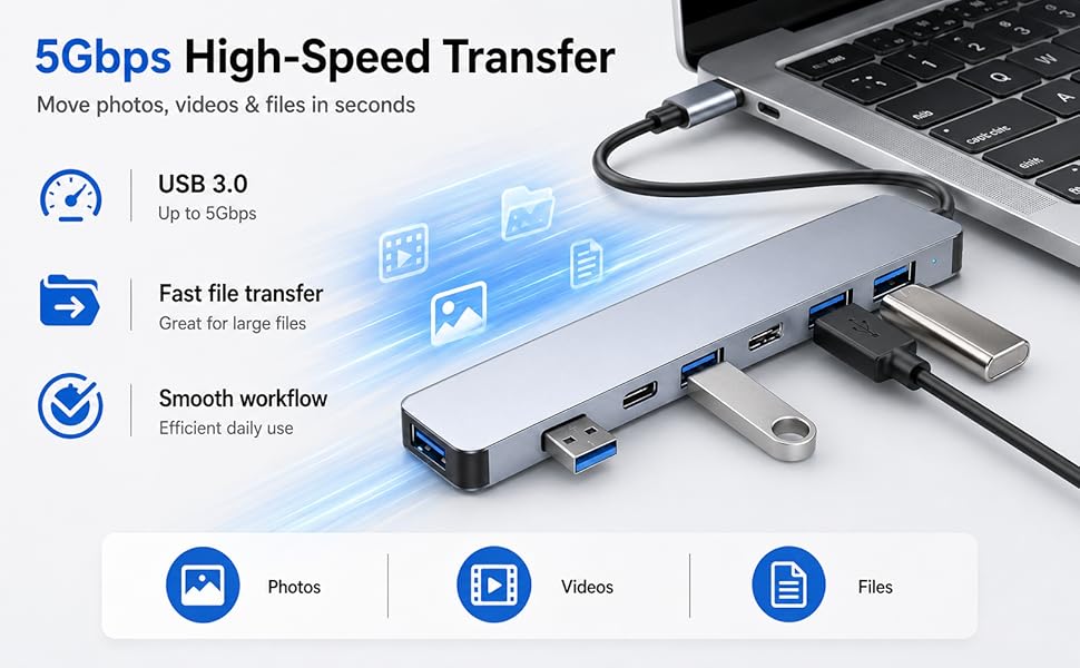 7 port usb hub