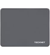 TECKNET Mouse Pad with Anti-fray Stitchin, Waterproof Surface & Non-Slip Rubber Base with Stitche...