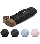 G4Free Mini Travel Folding Umbrella for Purse, Compact UPF 50+ UV Protection Sun &amp; Rain Small Umb...