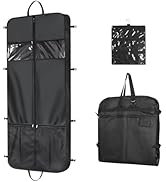 Zilink 60” Travel Garment Bags for Hanging Clothes Waterproof Long Garment Bags for Dresses with ...