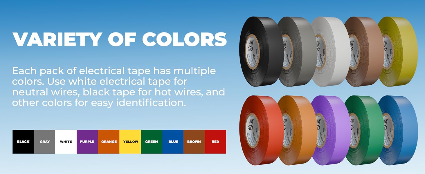 Professional Grade Vinyl Electrical Tape