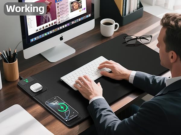 RGB gaming mouse pad