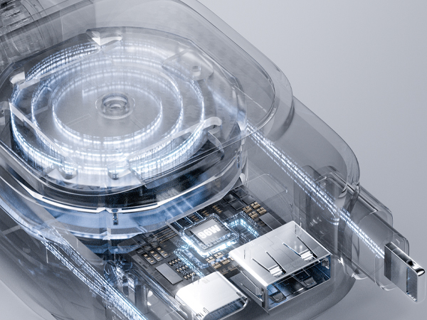 96W Retractable Car Charger