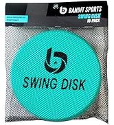 Bandit Sports Swing Disk Baseball Swing Trainer, Baseball Hitting Trainer Disks for Improving Bas...