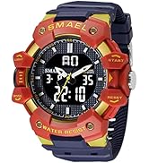 FANMIS Unisex Analog Digital Outdoor Sports Watch Military Tactics Multi Function LED Electronic ...