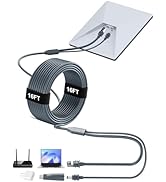 PnTnFly 2 in 1 Starlink Mini Ethernet Cable 16.4FT/5M, DC/USB C Charging Power Cord + RJ45 Ethern...
