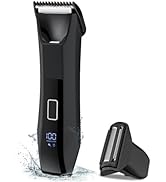 Zesuti Body &amp; Groin Hair Trimmer for Men,Bikini Trimmer Women- Manscape Ball Trimmer for Men,Wet/...