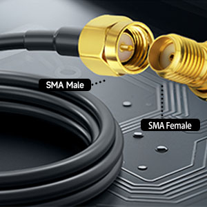 Sma Male to Sma Female Connector