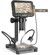 Elikliv Microscope with Weighing Scale, Digital Magnifier for Error Coins, Jewelry Magnifying Gla...