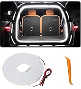 Car LED Strip Lights, Dynamic Flowing Car Trunk Light Strip, White Colors 157.48" Flexible Trunk ...