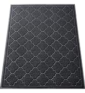 LuxStep Door Mat Large 36X47 Inch Indoor Outdoor Doormat, Non-Slip Low-Profile Design Floor Mat, ...