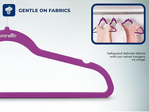 10 Pack Velvet Hangers - Non-Slip with 360° Swivel Hook Ultra-Thin, Lightweight Velvet Hangers